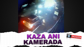 Kaza anı kamerada