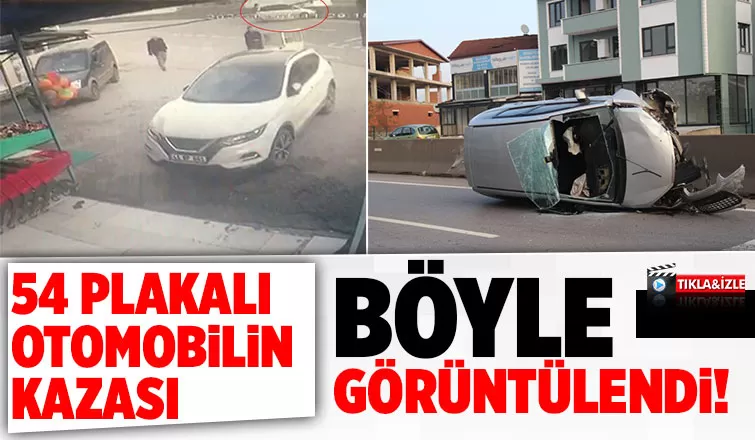 Kaza anı kamerada
