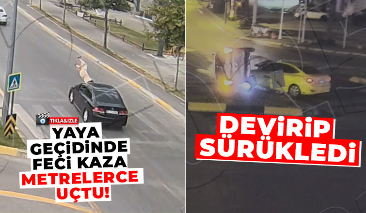 Kaza anları kamerada