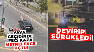 Kaza anları kamerada