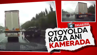 Kaza anları kamerada