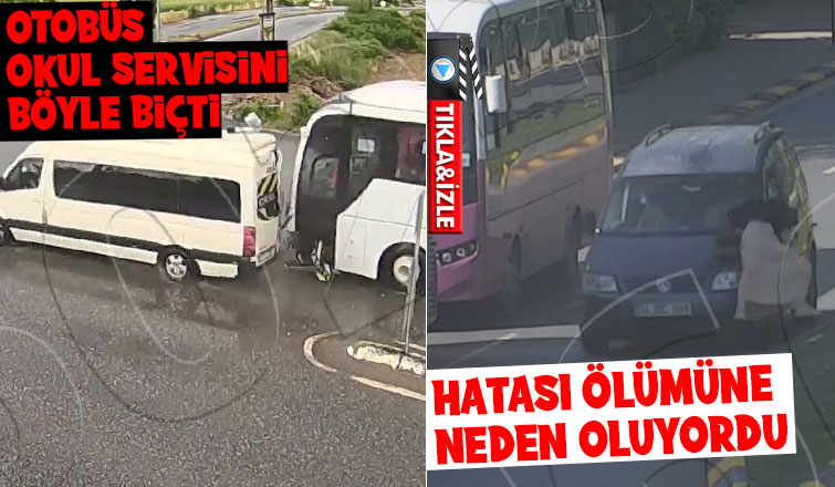 Kaza anları kamerada