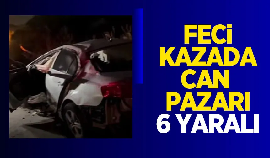 Kaza haberleri peş peşe geliyor; Bu kez 6 yaralı var