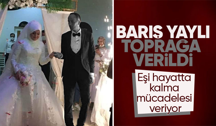 Kaza kurbanı Barış Yaylı toprağa verildi
