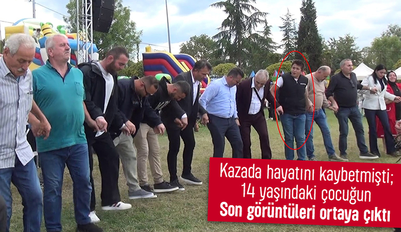 Kaza kurbanı çocuğun son görüntüleri ortaya çıktı