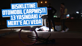 Kaza kurbanı Mert'e acı veda