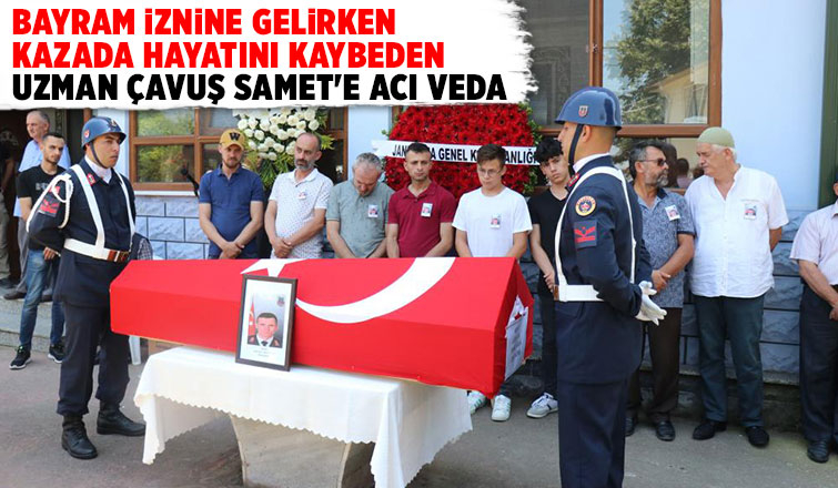 Kaza kurbanı Sakaryalı uzman çavuşa son görev