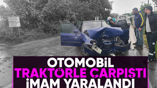 Kaza yapan imam ölümden döndü