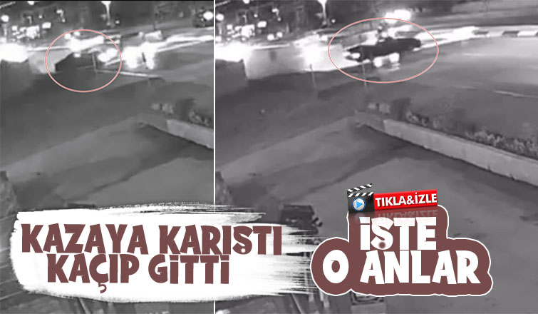 Kaza yaptı bir şey olmamış gibi yoluna devam etti