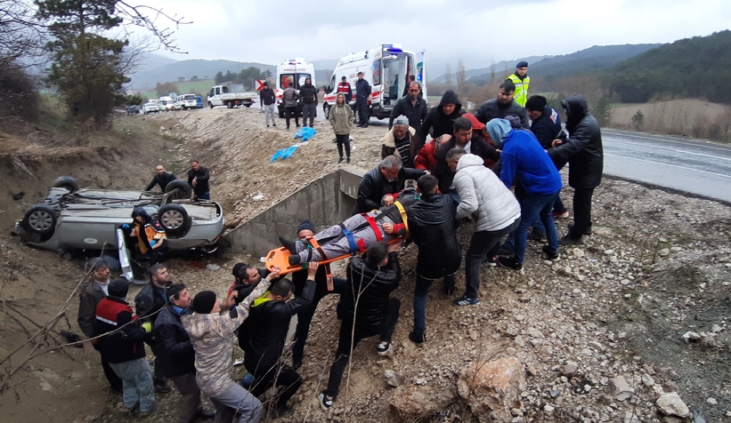Kazada ağır yaralanan 2 kişiden acı haber