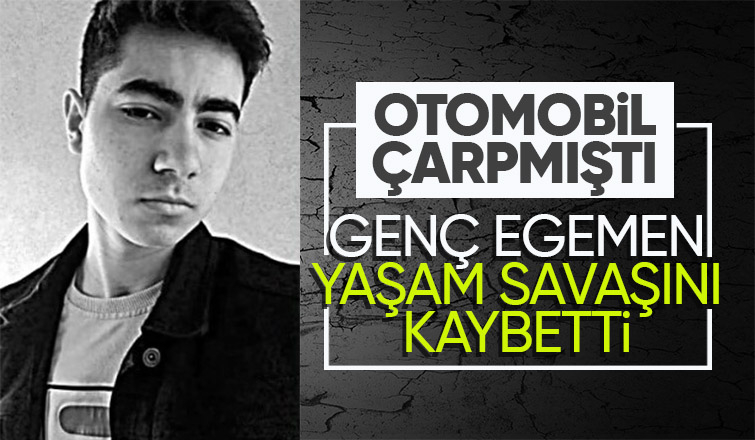 Kazada ağır yaralanan gençten acı haber