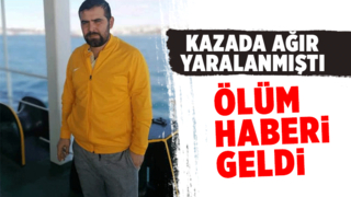 Kazada ağır yaralanan Gökhan hayatını kaybetti