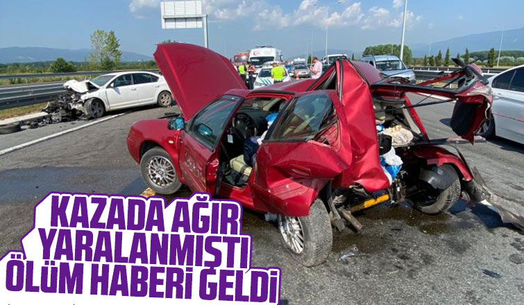 Kazada ağır yaralanmıştı,  ölüm haberi geldi
