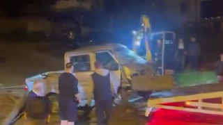 Kazada elektrik direği yıkıldı: 1 yaralı