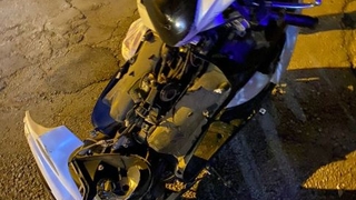 Kazada kurye yaralandı