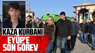 Kazada ölen 17 yaşındaki genç, son yolculuğuna uğurlandı