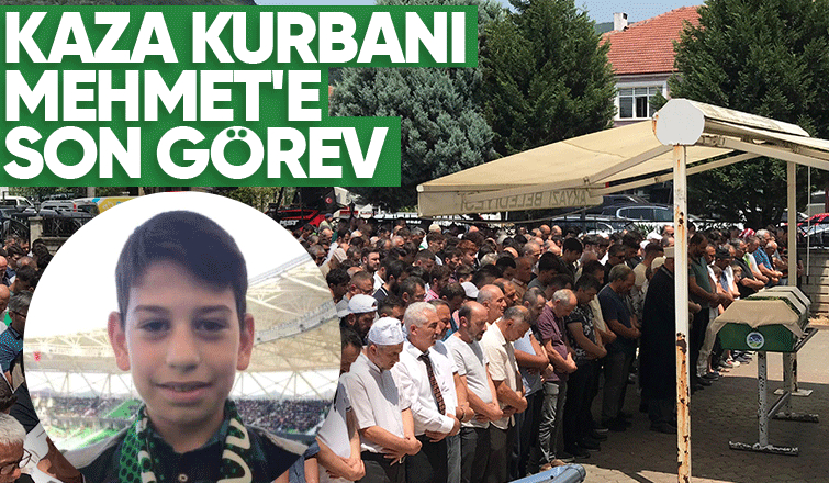 Kazada ölen 17 yaşındaki genç, son yolculuğuna uğurlandı