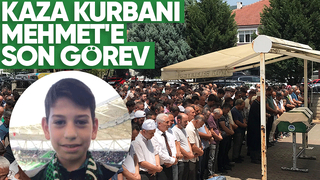 Kazada ölen 17 yaşındaki genç, son yolculuğuna uğurlandı