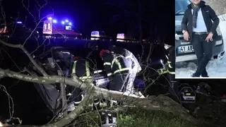 Kazada ölen Coşkun'a acı veda