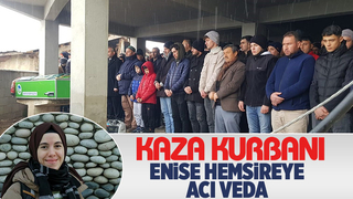 Kazada ölen genç hemşire toprağa verildi