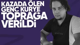 Kazada ölen motokuryeye acı veda