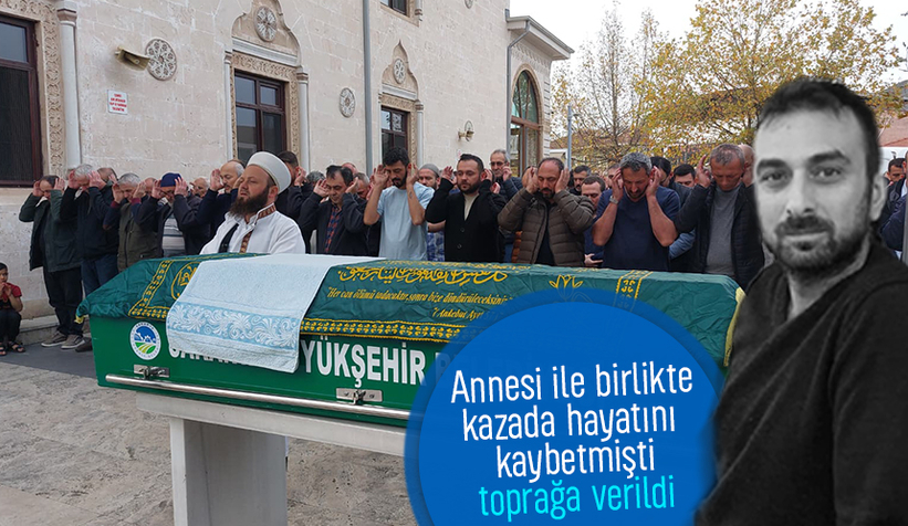 Kazada ölen sürücü toprağa verildi