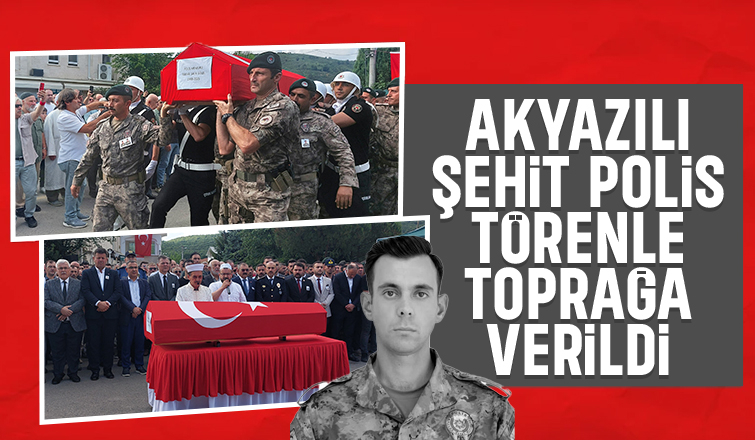 Kazada şehit olan polis İsmail Safa Gülel toprağa verildi