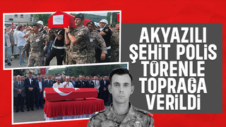 Kazada şehit olan polis İsmail Safa Gülel toprağa verildi