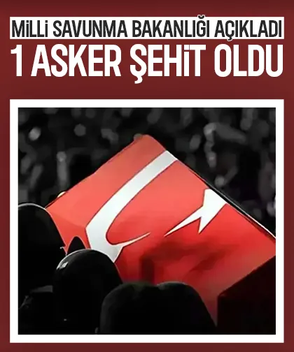 Kazadan 1 asker şehit oldu