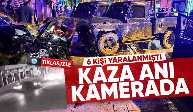 Kaza anı kamerada