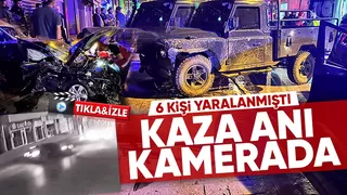 Kaza anı kamerada