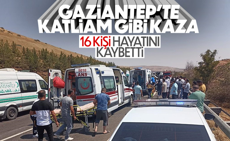 Kazaya müdahale eden ekiplere otobüs çarptı: 16 ölü