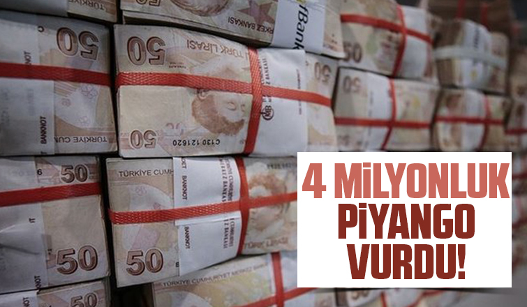 Kazı kazandan 4 milyon kazandı