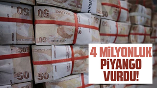 Kazı kazandan 4 milyon kazandı