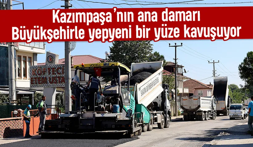 Kazımpaşa Mahalle’sinin önemli arterleri yenileniyor