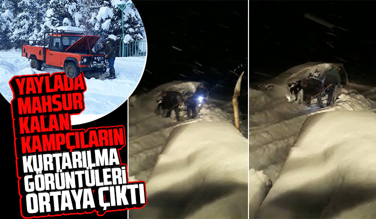 Kampçıların kurtarılma görüntüleri ortaya çıktı