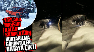 Kampçıların kurtarılma görüntüleri ortaya çıktı