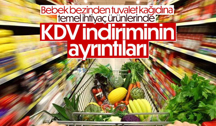 KDV indiriminin ayrıntıları belli oldu