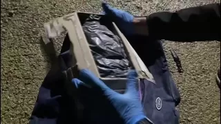 Kedi kumu kutularından 25 kilo uyuşturucu çıktı