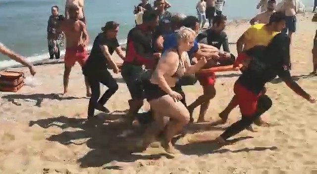 Kefken sahilinde can pazarı