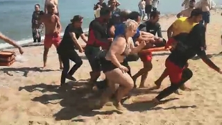 Kefken sahilinde can pazarı