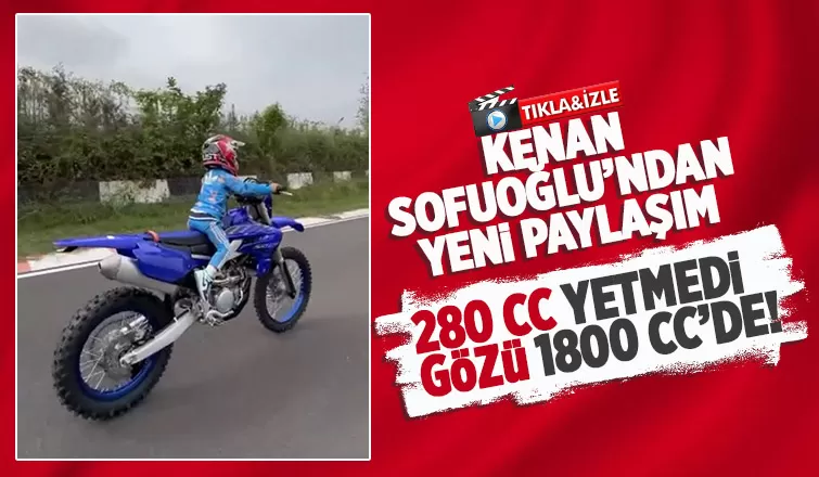 Kenan Sofuoğlu oğlunun yeni görüntüsünü paylaştı