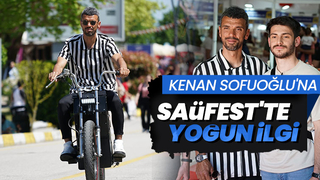 Kenan Sofuoğlu SAÜFEST'te yoğun ilgi gördü