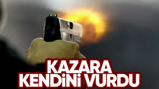 Kendi ayağına sıktı