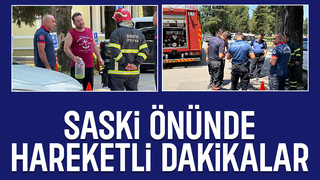 Kendini yakmakla tehdit etti, ekipleri görünce benzini motosiklete doldurdu