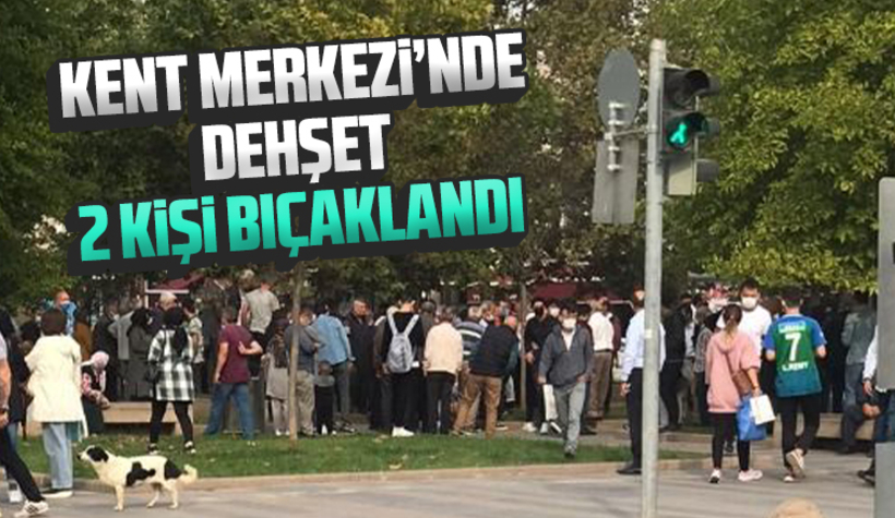 Kent merkezinde bıçaklı kavga: 3 yaralı