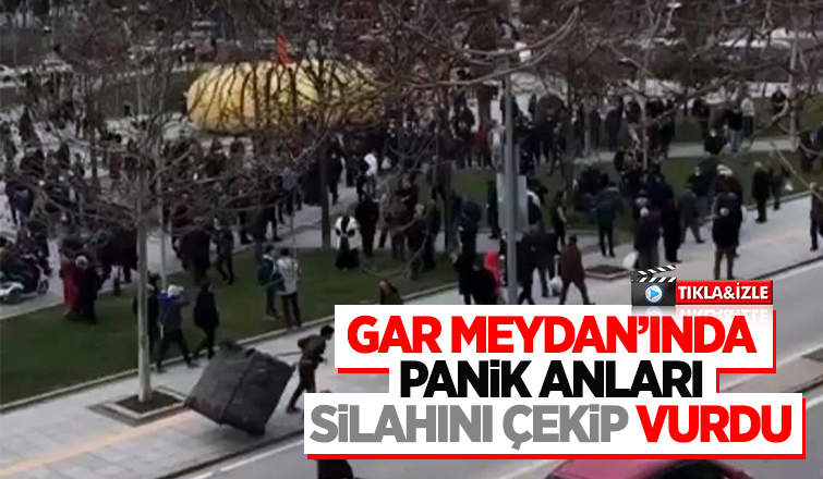 Kentin göbeğinde tartıştığı kişiyi vurdu