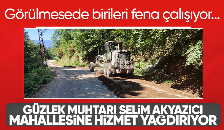 Keremali Yayla yolunda çalışma