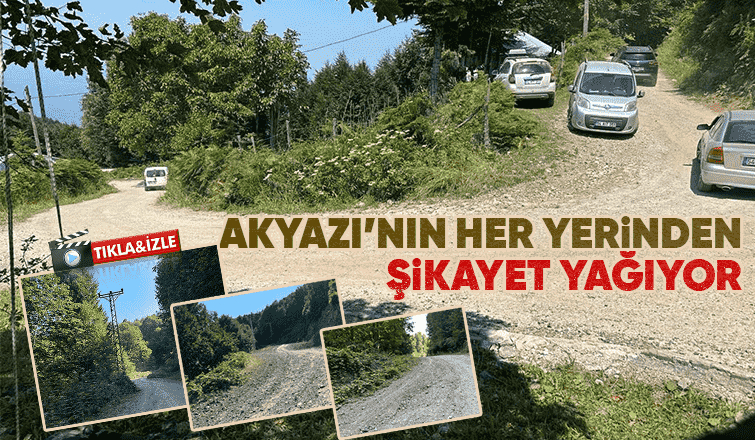 Keremali Yayla yolunun bozukluğa tepki