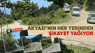 Keremali Yayla yolunun bozukluğa tepki